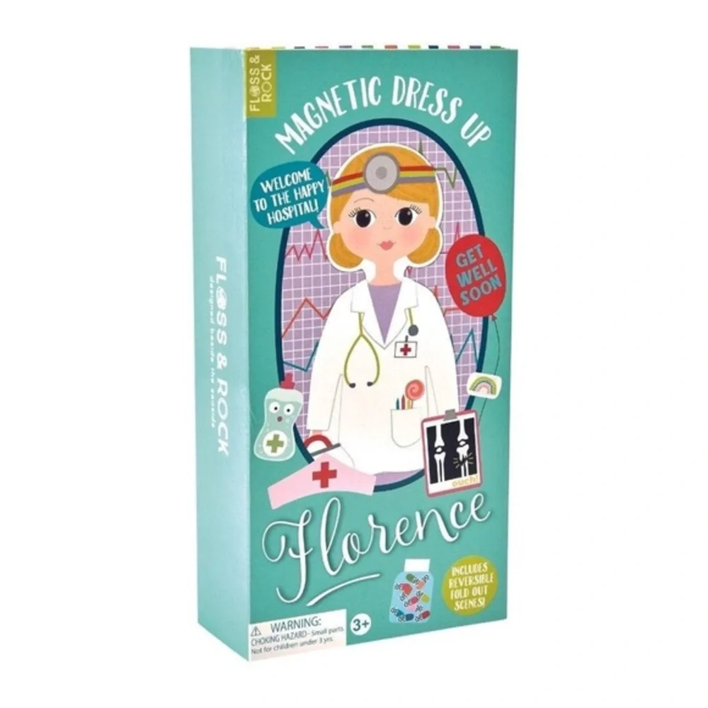 FLOSS AND ROCK FLOSS AND ROCK - FLORENCE MAGNETIC DRESS UP CHARACTER